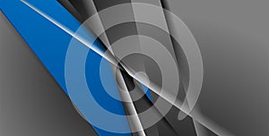 Grey and blue tech corporate abstract background