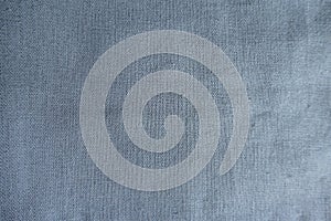 Grey blue unprinted linen fabric