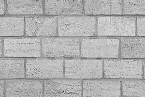 Grey Brick Blocks Shell Wall Masonry Sand Natural House Structure Background Limestone