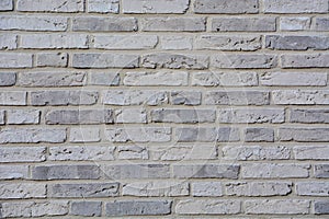 Grey brick stone wall texture grunge background;