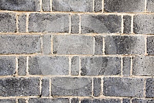 Grey brick wall