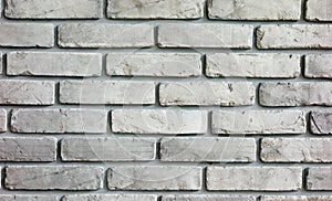 Grey Brick wall background texture
