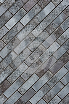 Grey brick wall background