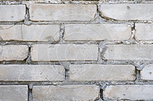 Grey brick wall for wallpaper