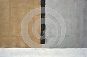 Grey and Brown Abstract Art Painting