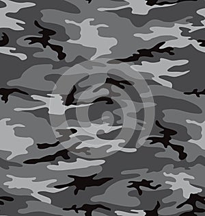 Grey camouflage pattern (seamless)