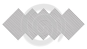 Grey Chevron Pattern Geometric Background Art, vector design Generative AI