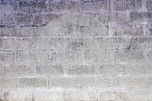 Grey cinder block gray wall facade building background