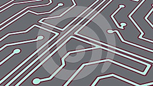 Grey Circuit Board Pattern, Digital Tech Lines Vector Background, vector design Generative AI