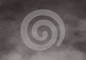 Grey cloudy textured gradient background wallpaper for use with design layouts