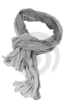 Grey cotton scarf