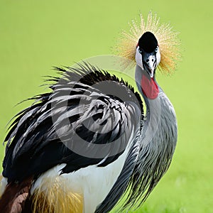 Grey Crowned Crane