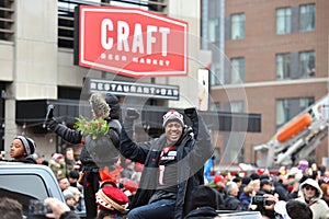 Grey Cup MVP Henry Burris in parade