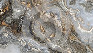 Grey curly marble