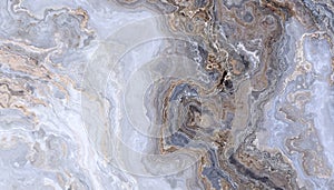 Grey curly marble