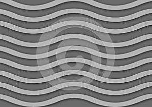 Grey curved wavy line stripes background wallpaper