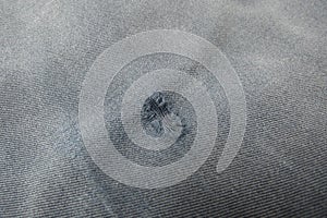 Grey fabric surface background photo