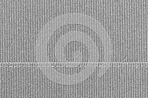 Grey fabric texture with horizontal stitch for background