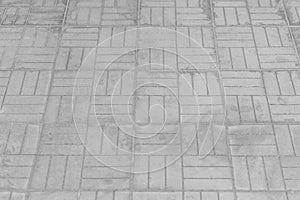 Grey floor tiles abstract mosaic pattern street road city texture background gray stone pavement paving