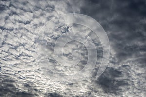 grey fluffy sky background