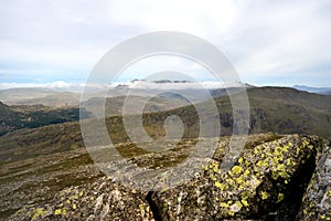 Grey Friar summit from Goats Hause