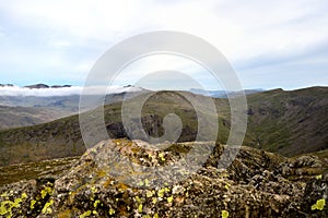 Grey Friar summit from Goats Hause