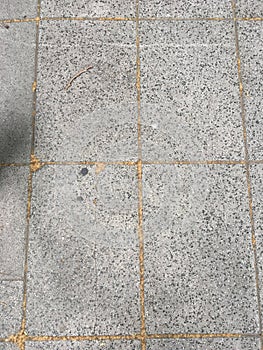 Grey geometric parttern of a floor