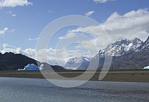 Grey Glacier, Grey Lake, Torres del Paine, Chile