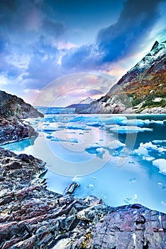 Grey Glacier, Patagonia, Chile