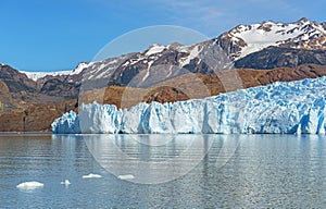 Grey Glacier in Spring, Patagonia, Chile