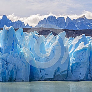 Grey Glacier Square, Patagonia, Chile