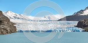 Grey Glacier in Torres Del Paine National Park, Chile