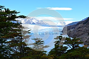 Grey Glacier at Torres del Paine National Park, Chile