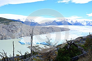 Grey Glacier at Torres del Paine National Park, Chile