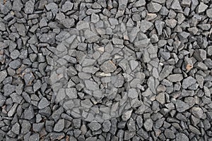 Grey gravel stones texture