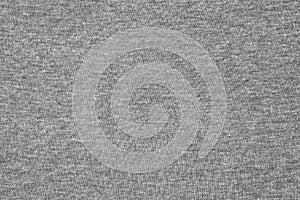 Grey jersey fabric texture.
