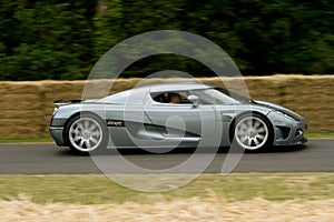 Grey koenigsegg ccx-r edition