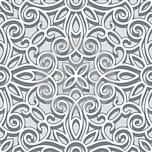 Grey lace pattern