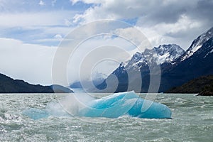 Grey Lake view, Torres del Paine, Chile