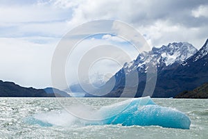 Grey Lake view, Torres del Paine, Chile