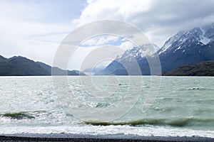 Grey Lake view, Torres del Paine, Chile