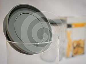 Grey-Lidded Jars: Simple and Sleek Storage Solution photo