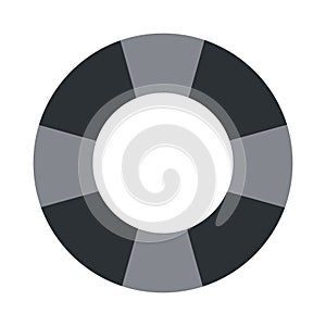 grey lifesaver icon
