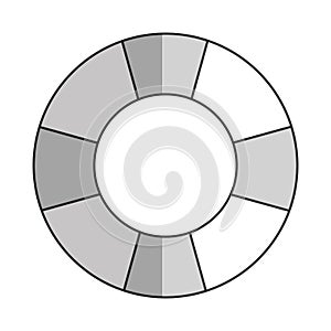 grey lifesaver icon