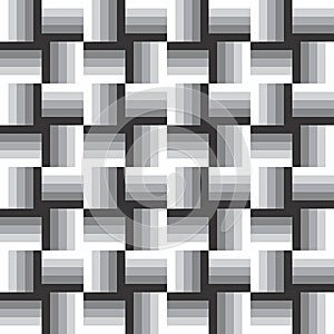Grey Line geometric vector seamless pattern