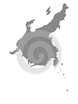 Grey Map of Chubu