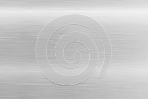 Stainless steel texture. Polished aluminum background photo