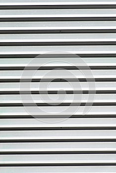 Grey metal surface of the ventilation grid