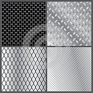 Grey metal textures