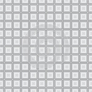 Grey Monochrome Cube Square Fabric Vector Seamless Background Texture Pattern